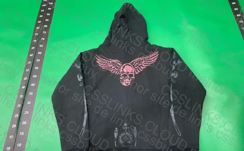 Chrome Hearts Red Skull Zip 6