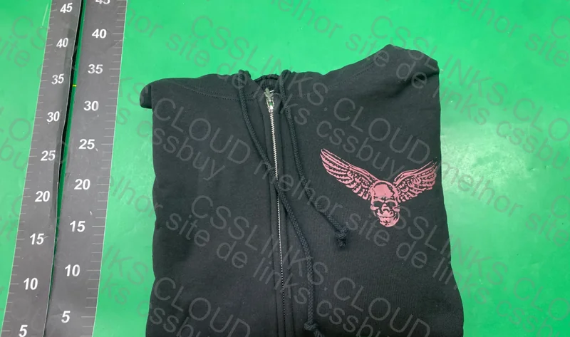 Chrome Hearts Red Skull Zip 7