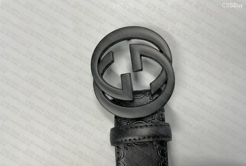 Gucci All Black Belt 3