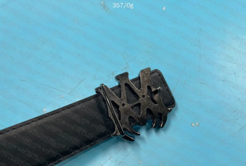 Amiri Black Buckle Belt 4