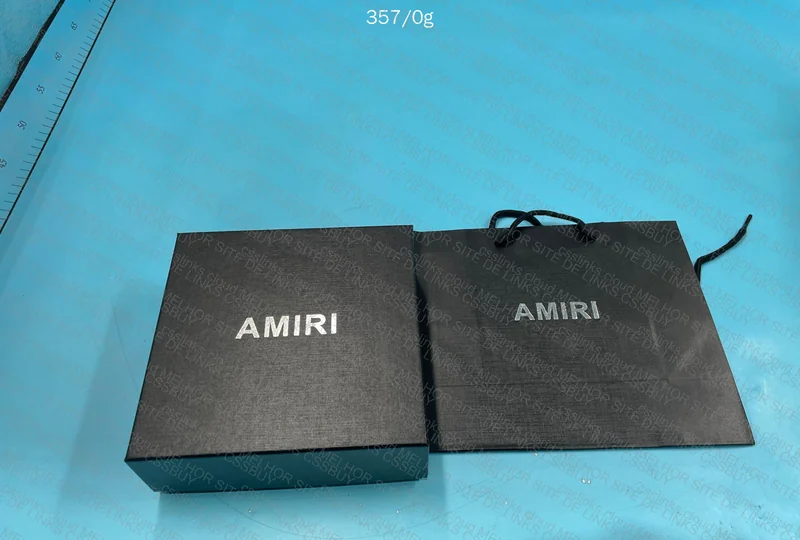 Amiri Black Buckle Belt 8