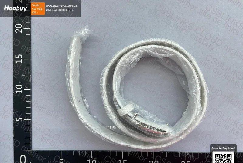 White Chrome Hearts Belt