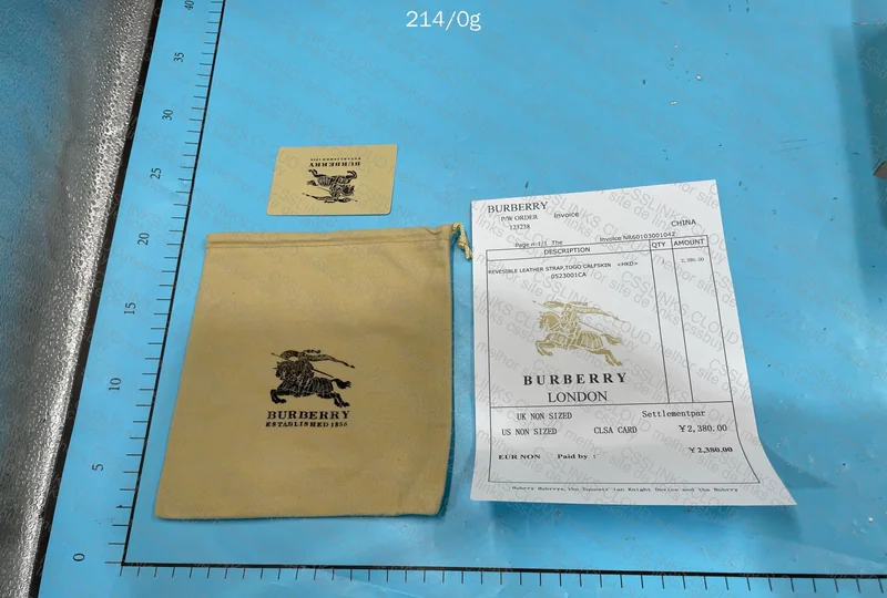 Burberry Belt + Box 7