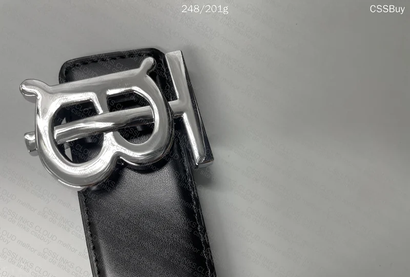 Burberry Silver Belt 125cm 4