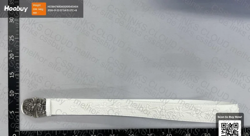 Cinto Chrome Hearts 3