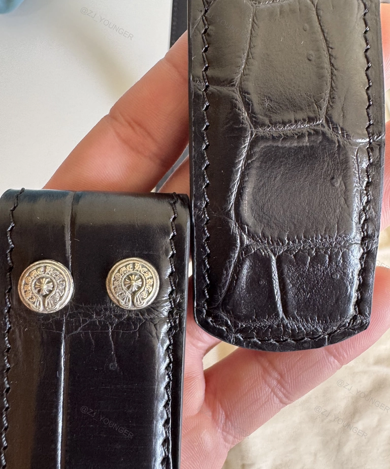 Chrome Hearts Crocodile Leather Belt for DUCK @ZJ_YOUNGER 14