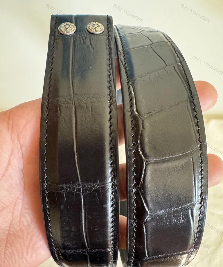 Chrome Hearts Crocodile Leather Belt for DUCK @ZJ_YOUNGER 15