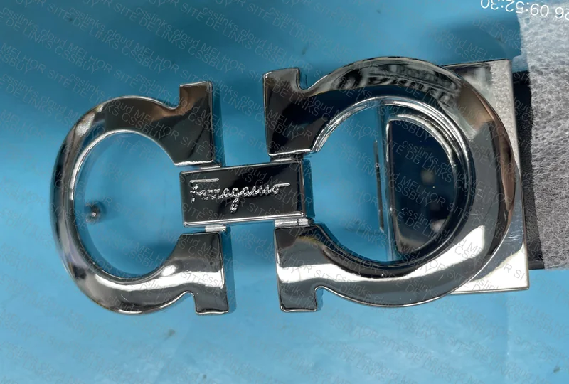 Ferragamo Belt Silver Buckle 3