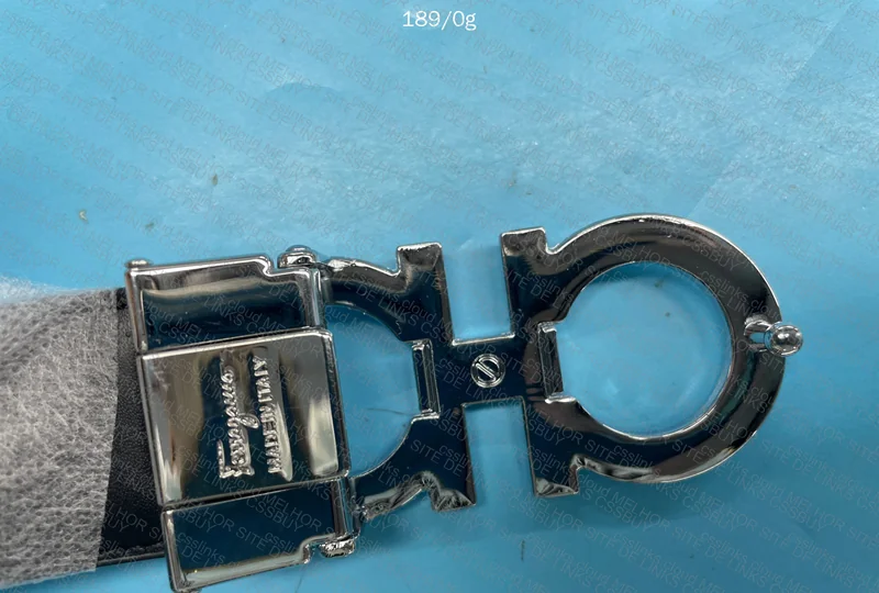 Ferragamo Belt Silver Buckle 4