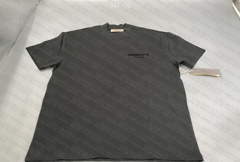 (W/ MEASUREMENTS) ESSENTIALS BLACK T-SHIRT 8