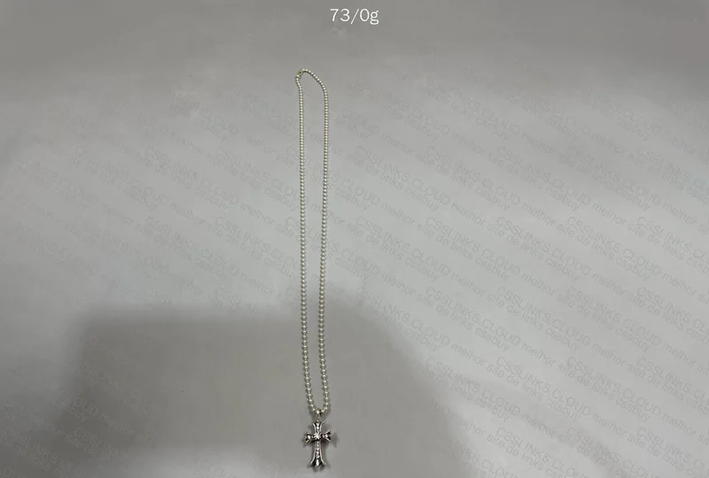 Chrome Hearts 925 Silver Necklace 2