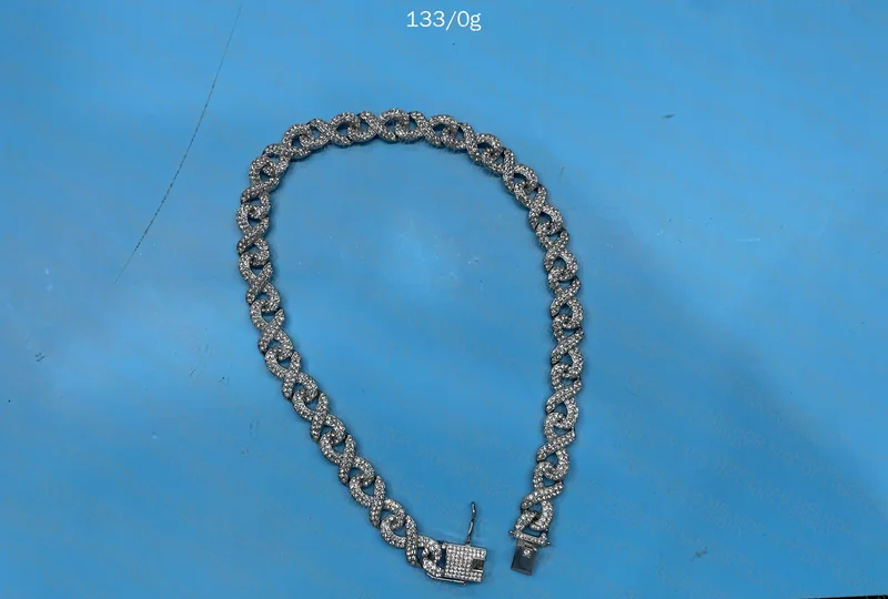 Infinity Link Studded Necklace 2