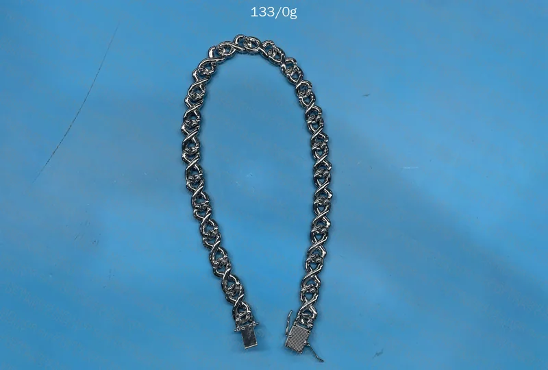 Infinity Link Studded Necklace 3