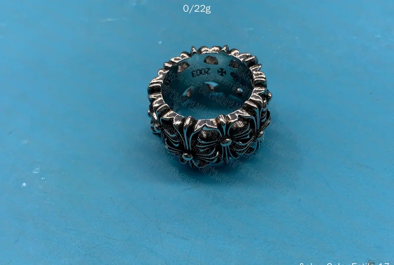 Chrome Hearts Necklace and Rings 5