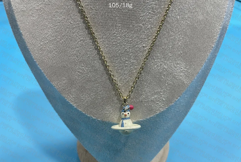 Vivienne Westwood Snowman Necklace 2