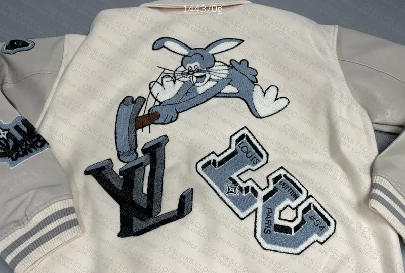 College Jacket Cream Bunny LV