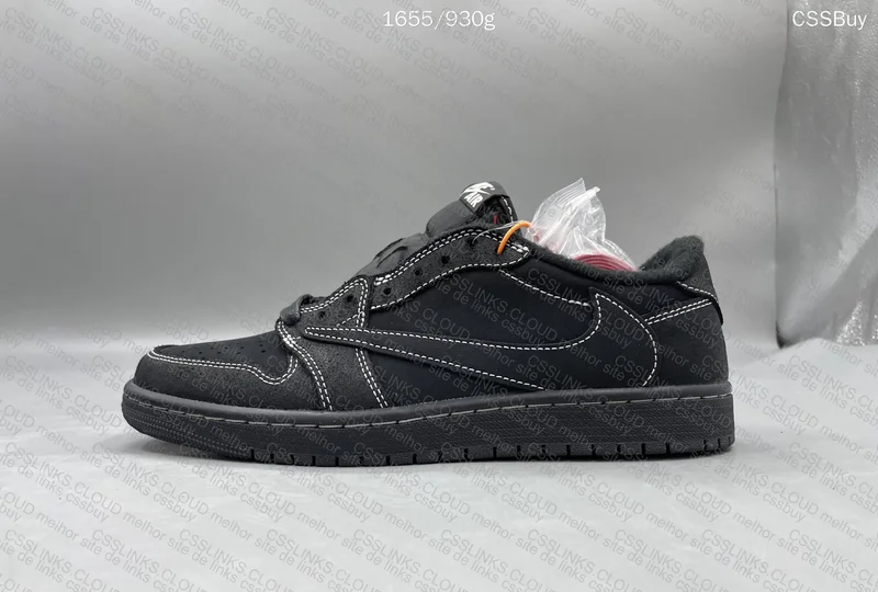 Air Jordan 1 Low Black Phantom x Travis Scott (ZOK) 2