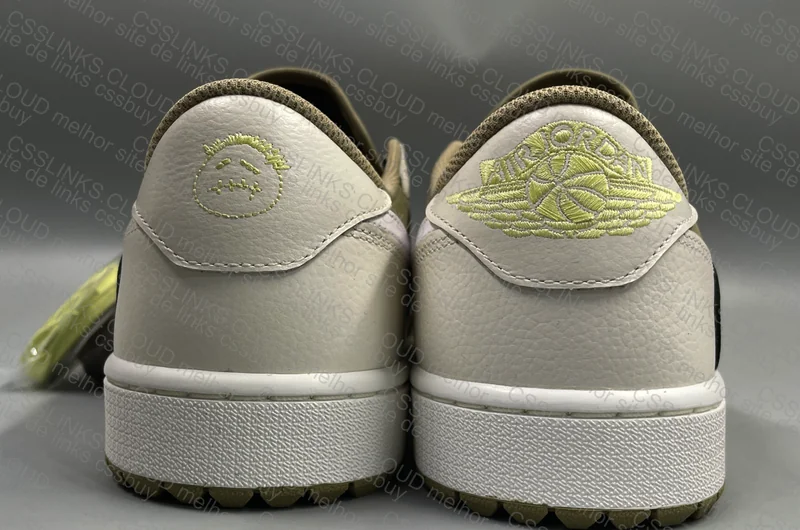 AJ1 LOW REVERSE GOLF TRAVIS SCOTT "OLIVE" 3