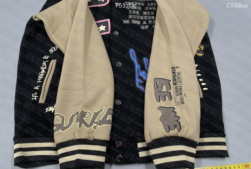 CACTUS JACK FOR FRAGMENT MANIFEST LETTERMAN JACKET 3