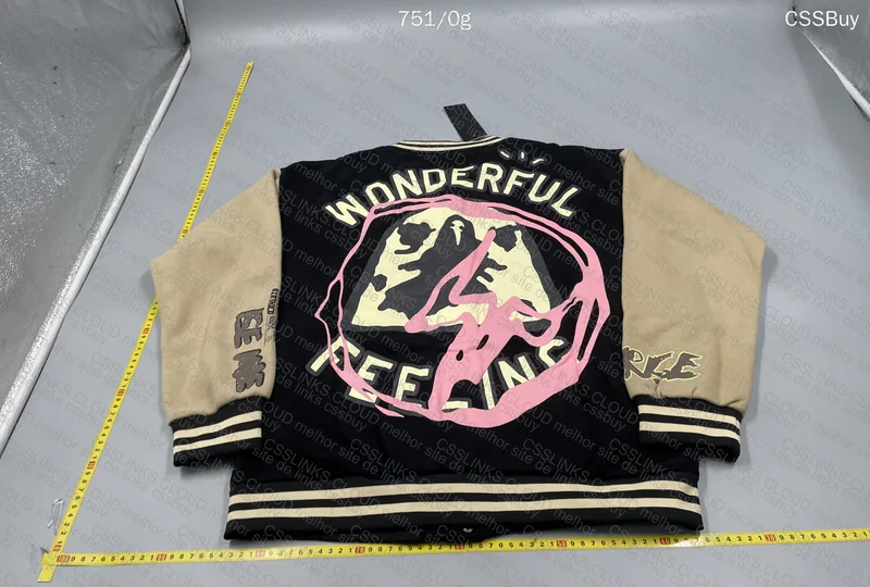 CACTUS JACK FOR FRAGMENT MANIFEST LETTERMAN JACKET 5