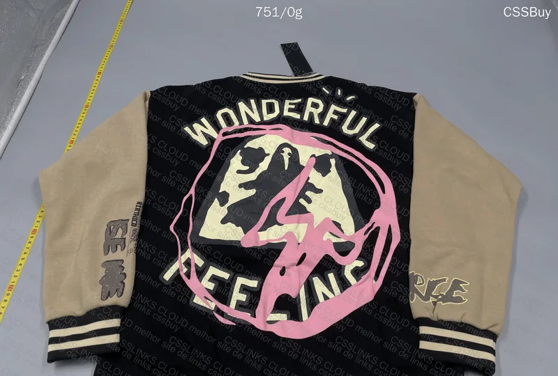 CACTUS JACK FOR FRAGMENT MANIFEST LETTERMAN JACKET 6