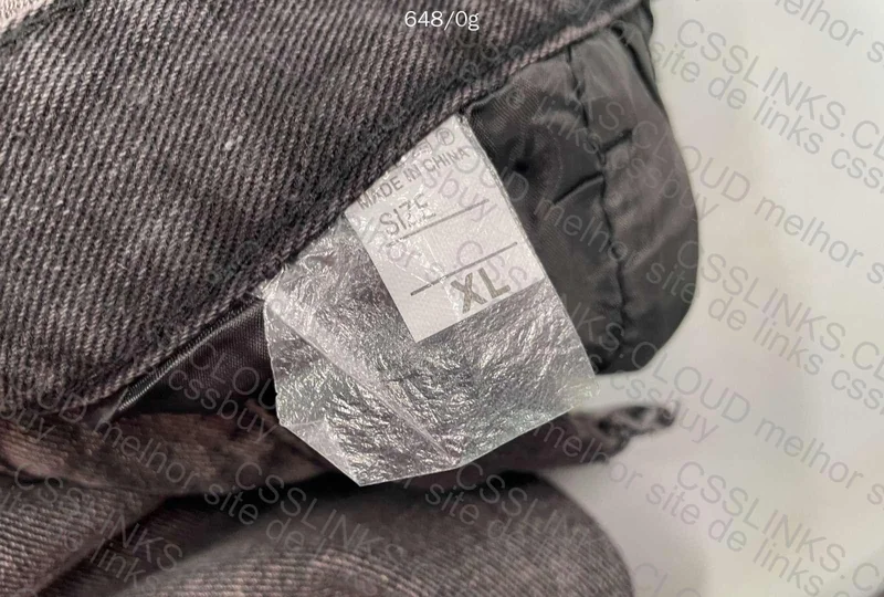 Black Baggy Jeans (with Measurements) 9