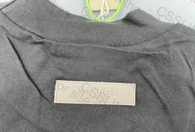Black Fear Of God Essentials Jersey 7
