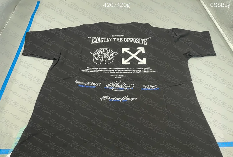 Off White Embroidered T-Shirt