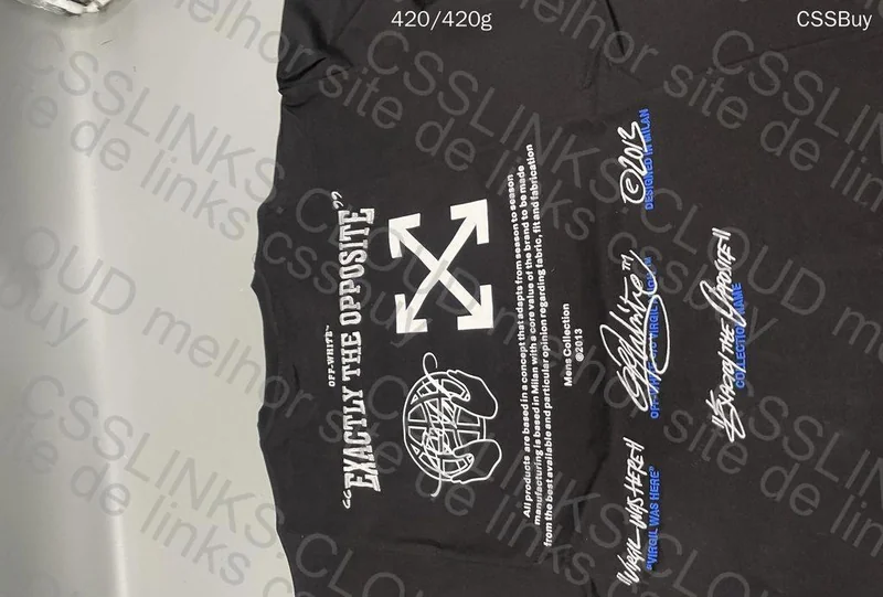 Off White Embroidered T-Shirt 6