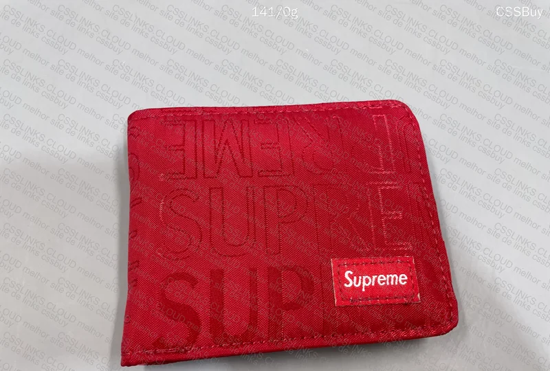 Supreme Red Wallet