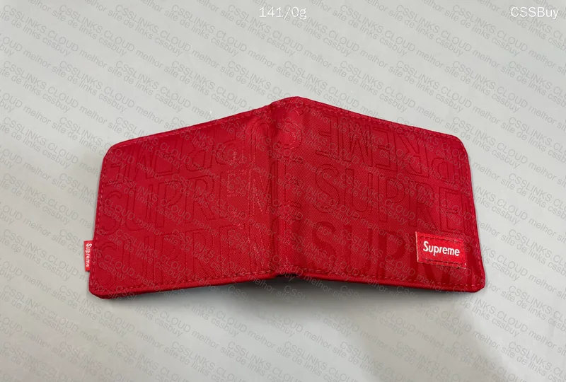 Supreme Red Wallet 3