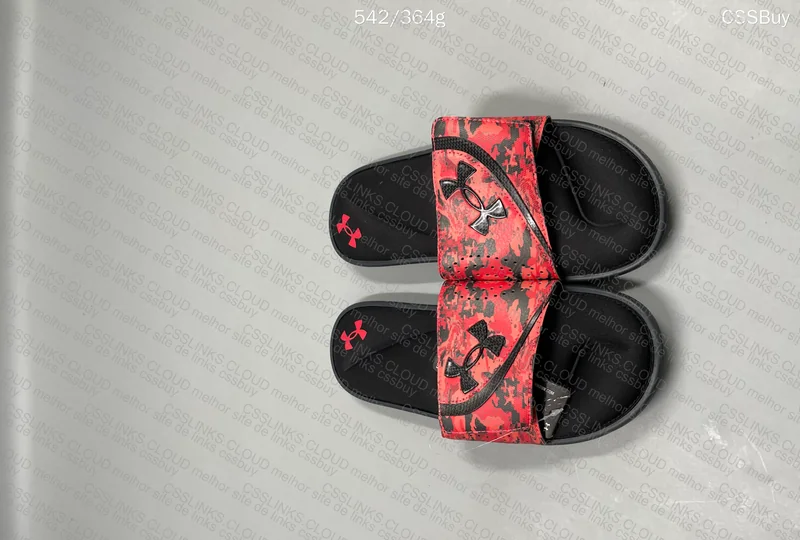 Under Armour Red Flip Flops 4