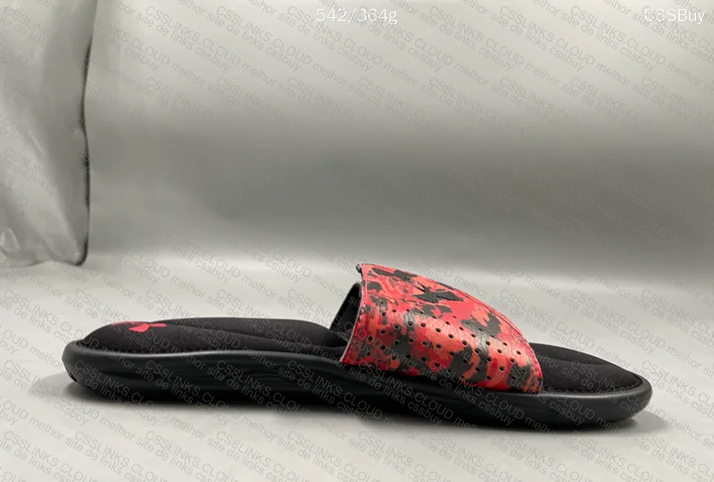 Under Armour Red Flip Flops 7