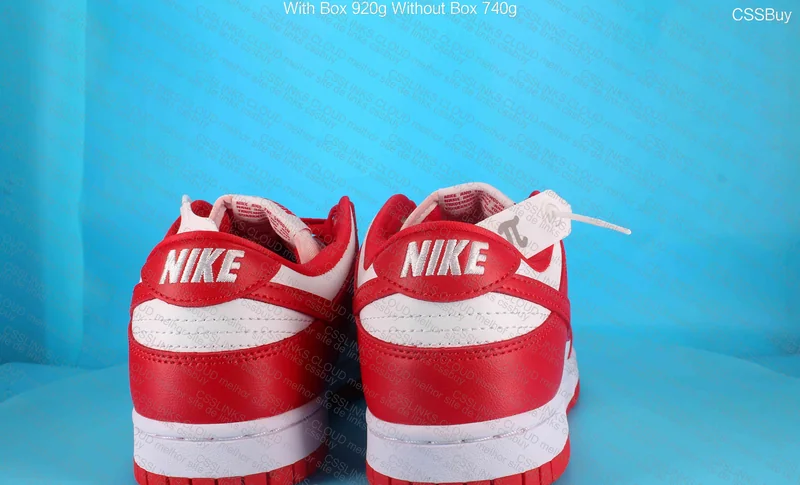 Dunk Low Red White 4