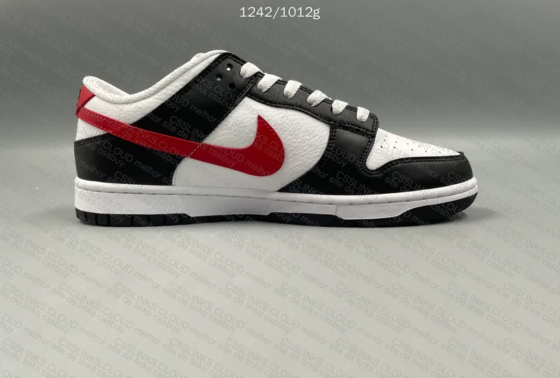 Dunk Panda Red Swoosh 3