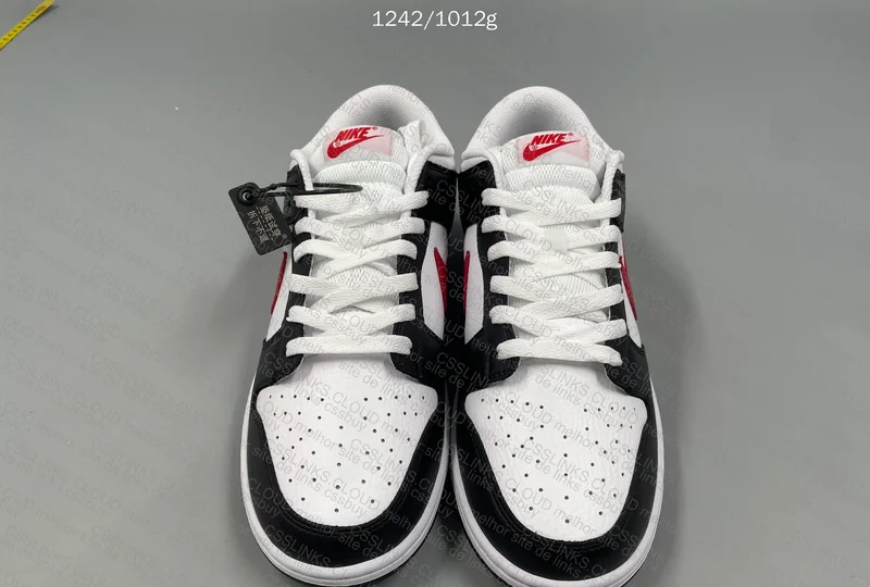 Dunk Panda Red Swoosh 6