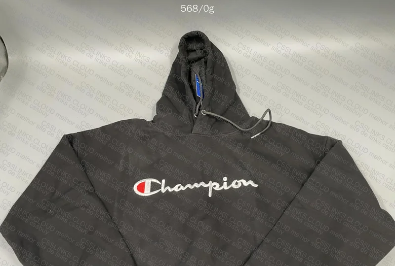 Champion Sweatshirt with Measurements