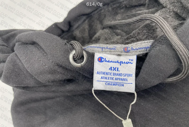 Champion Sweatshirt with Measurements