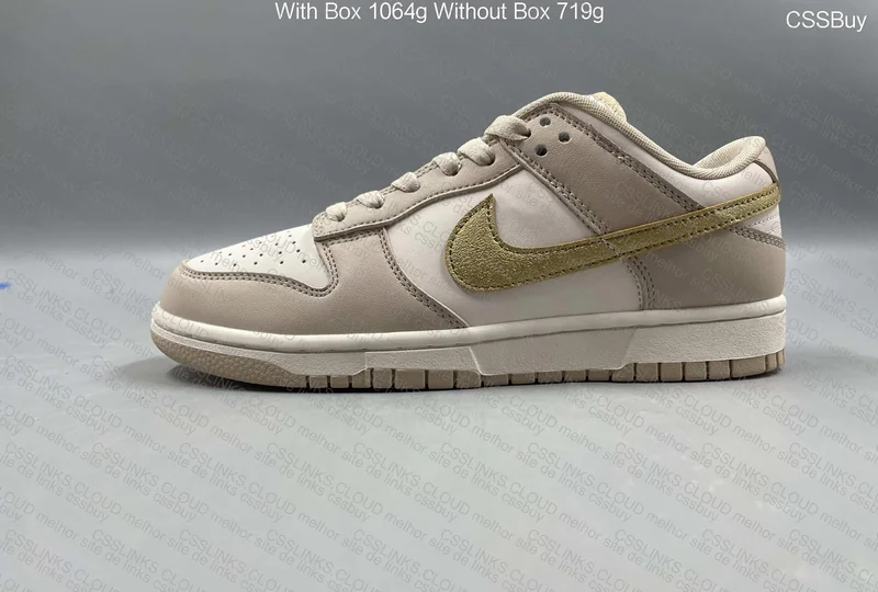 Nike Dunk Low Gold Swoosh 4