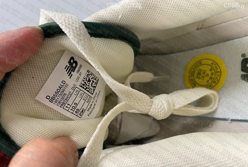 New Balance 550 x Aimé Leon Dore 'Evergreen' Sneakers 4