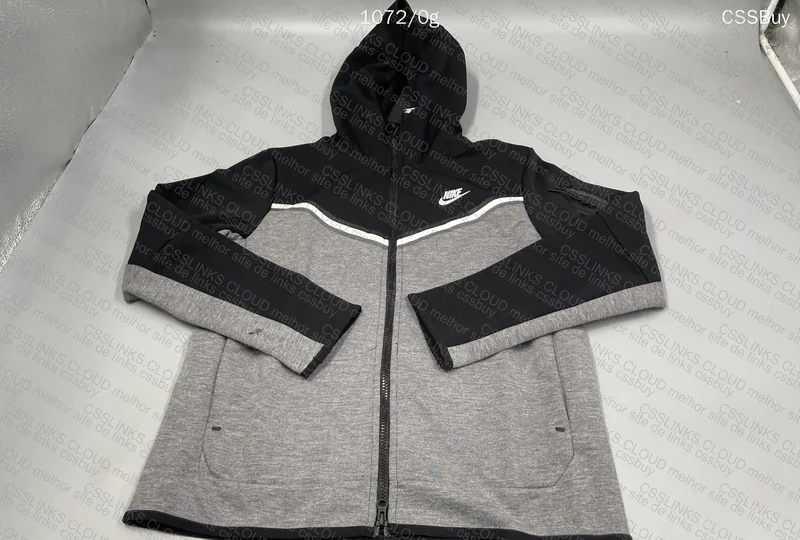 Nike Tech Fleece Set Black and Dark Gray 2