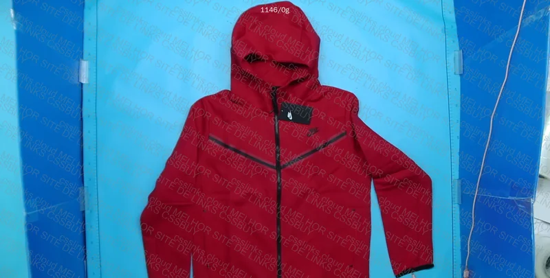 Nike Tech Fleece Set Red 5