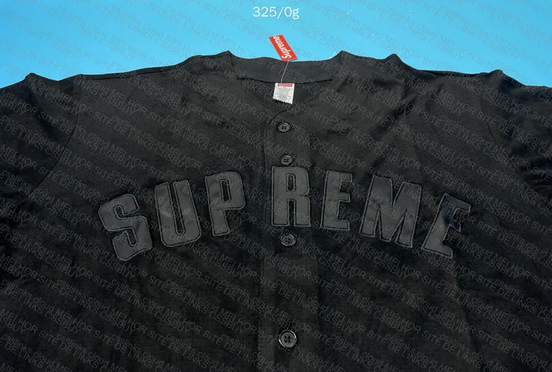 Supreme Ultrasuede Mesh Baseball Jersey Set 4