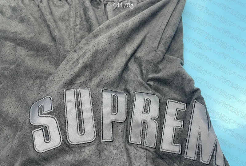 Supreme Ultrasuede Mesh Baseball Jersey Set 9