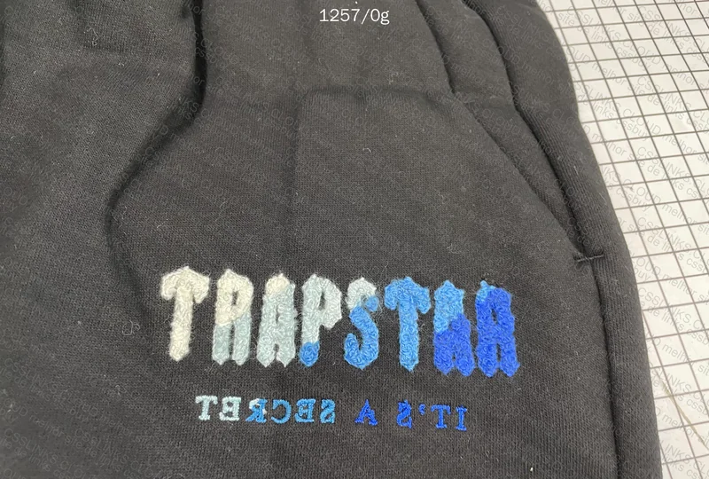 Trapstar Tracksuit Blue with White 7