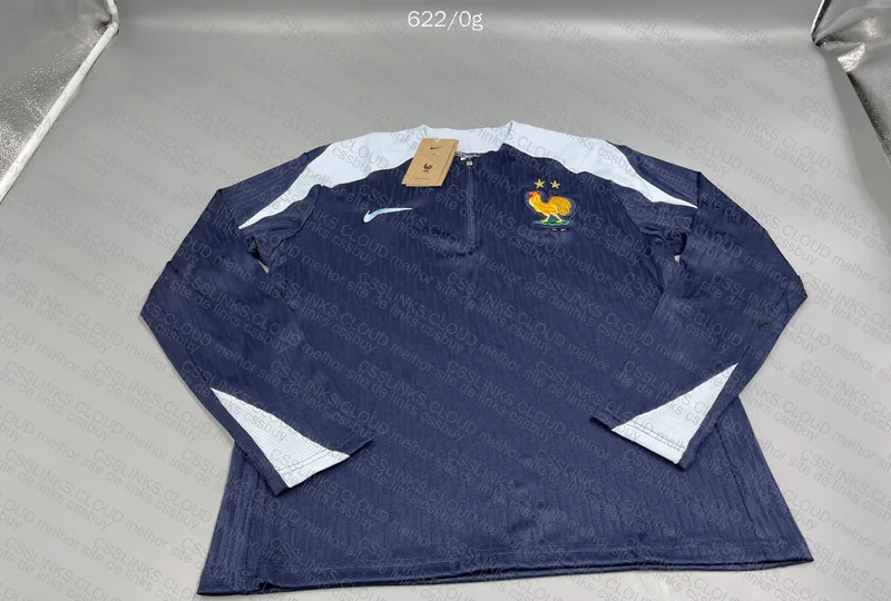 France 2024 Nike Men's Training Set Blue 2