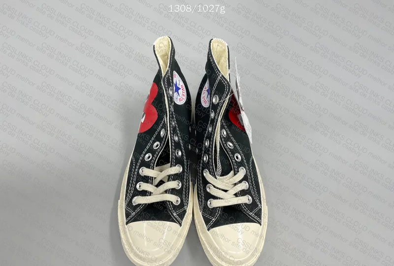 Converse All Star Comme des Garçons Play Black High Top 2