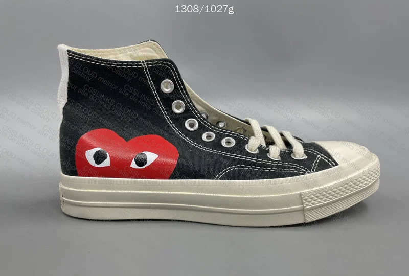 Converse All Star Comme des Garçons Play Black High Top 4