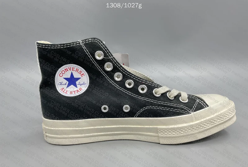 Converse All Star Comme des Garçons Play Black High Top 6