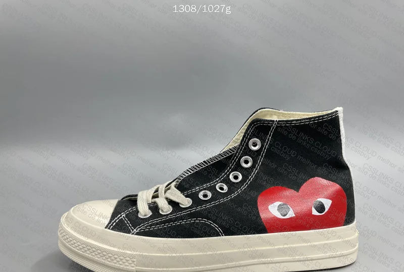 Converse All Star Comme des Garçons Play Black High Top 7